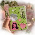 Green Aesthetic Kindle Insert, Matcha Floral Kindle Wallpaper, Cute Digital Download